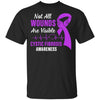 Cystic Fibrosis Awareness Purple Not All Wounds Are Visible T-Shirt & Hoodie | Teecentury.com