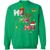 Christmas Ho Ho Ho Pit Bull Lover Funny Xmas Gift T-Shirt & Sweatshirt | Teecentury.com