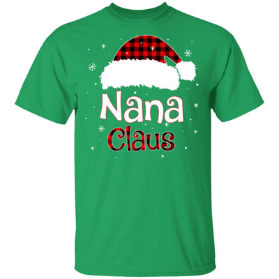 Santa Nana Claus Red Plaid Family Pajamas Christmas Gift T-Shirt & Sweatshirt | Teecentury.com