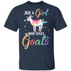 Just A Girl Who Loves Goats Cute Goat Lover T-Shirt & Hoodie | Teecentury.com