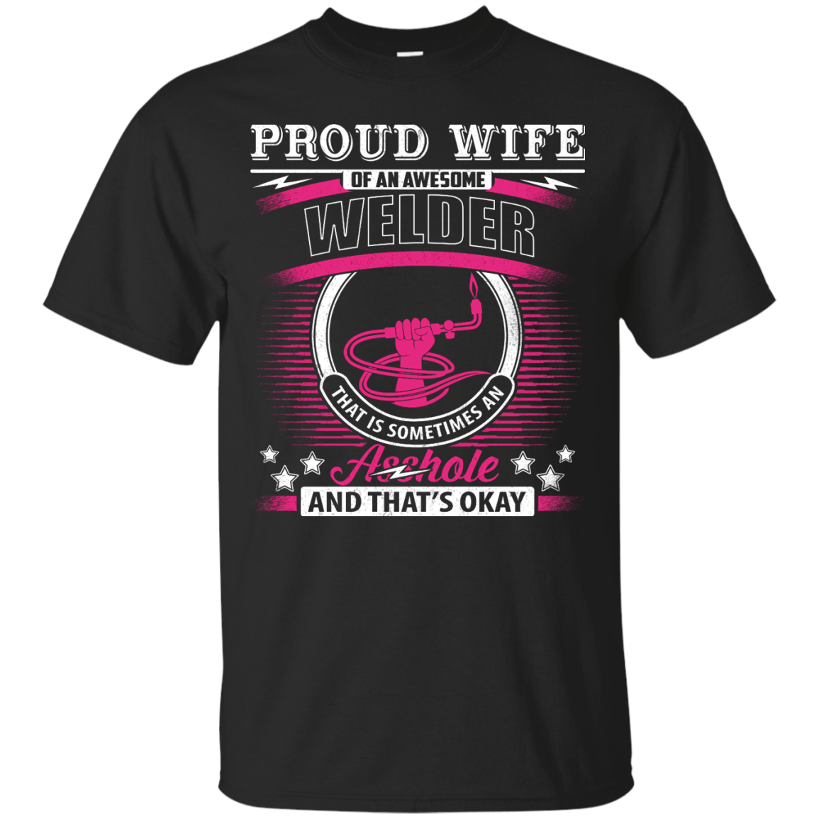 Proud Wife Of An Awesome Welder T-Shirt & Hoodie | Teecentury.com