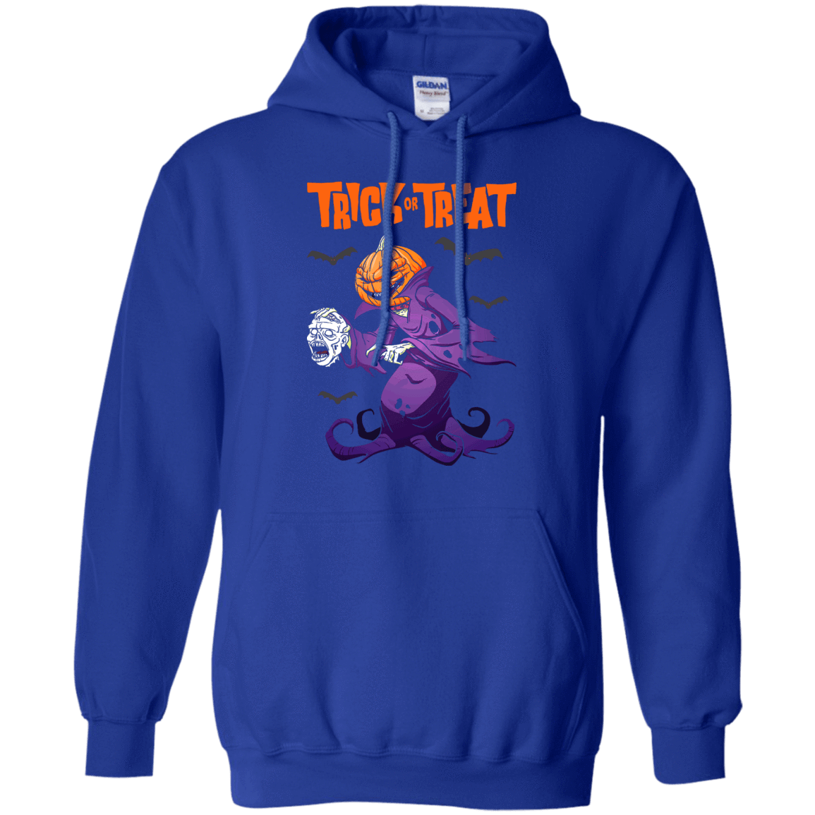 Trick Or Treat Pumpkin Zombie Halloween T-Shirt & Hoodie | Teecentury.com