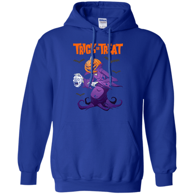 Trick Or Treat Pumpkin Zombie Halloween T-Shirt & Hoodie | Teecentury.com