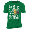 My Heart Is Held By The Paws Of A Yorkie Lover T-Shirt & Hoodie | Teecentury.com