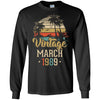 Retro Classic Vintage March 1989 33th Birthday Gift T-Shirt & Hoodie | Teecentury.com