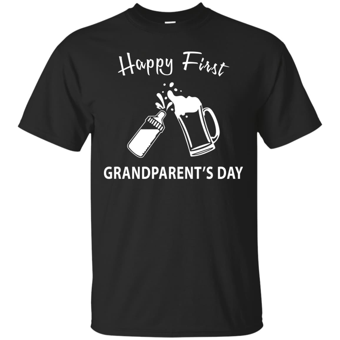 HAPPY FIRST GRANDPARENT'S DAY T-Shirt & Hoodie | Teecentury.com
