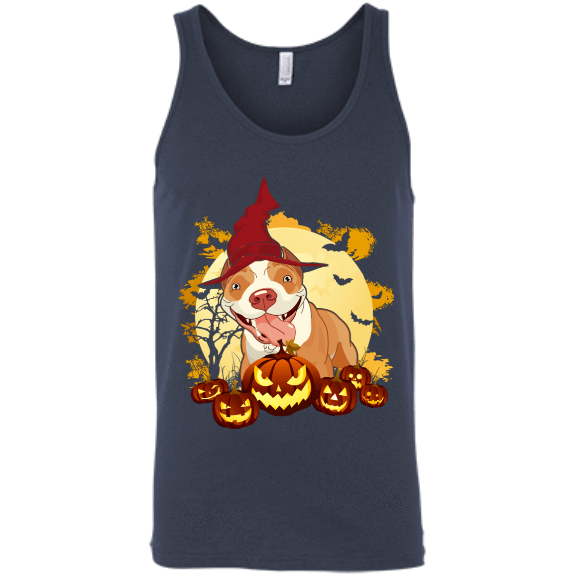 Pitbull Halloween Pumpkin T-Shirt & Hoodie | Teecentury.com