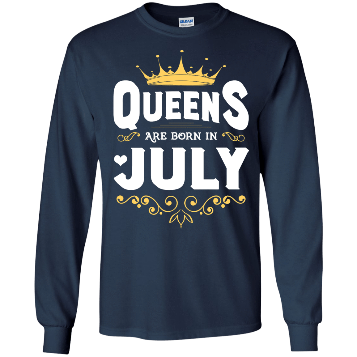 Queens Are Born In July T-Shirt & Hoodie | Teecentury.com