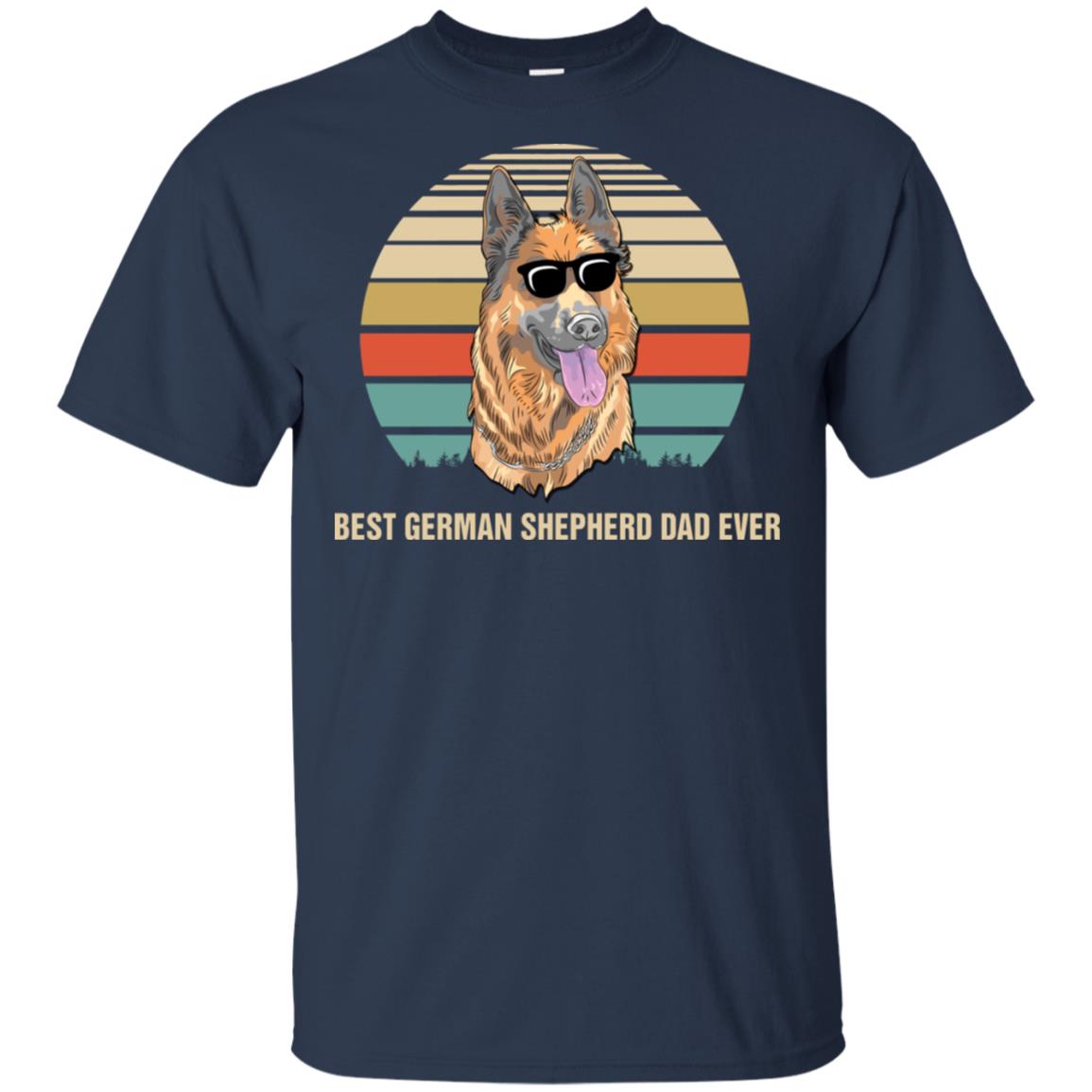 Vintage German Shepherd Dad Gifts Best German Shepherd Dad Ever T-Shirt & Hoodie | Teecentury.com