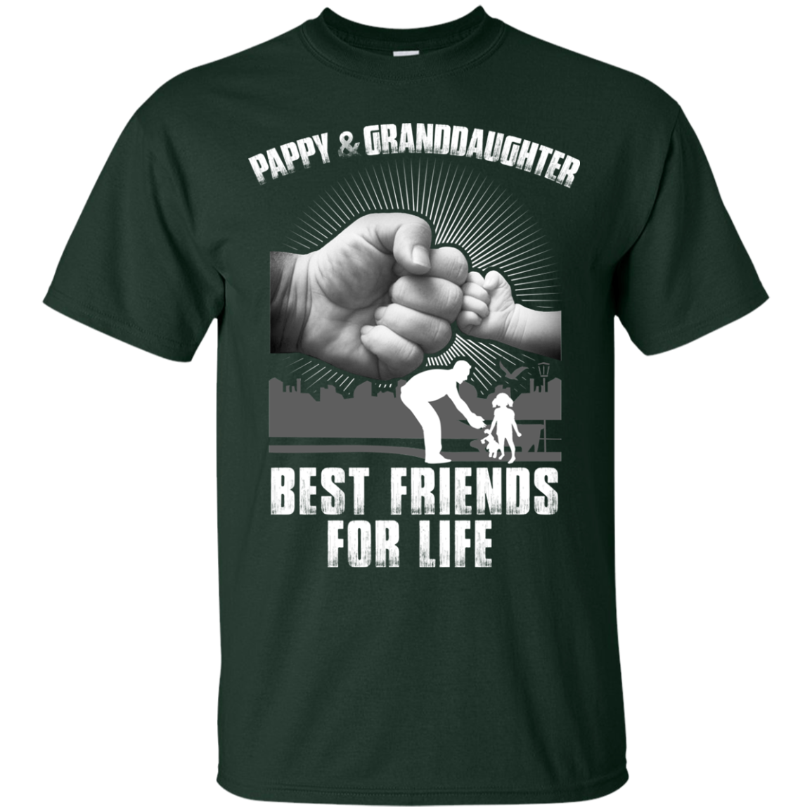 Pappy And Granddaughter Best Friends For Life T-Shirt & Sweatshirt | Teecentury.com