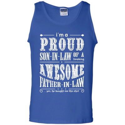 I'm A Proud Son In Law Of A Freaking Awesome Father In Law T-Shirt & Hoodie | Teecentury.com