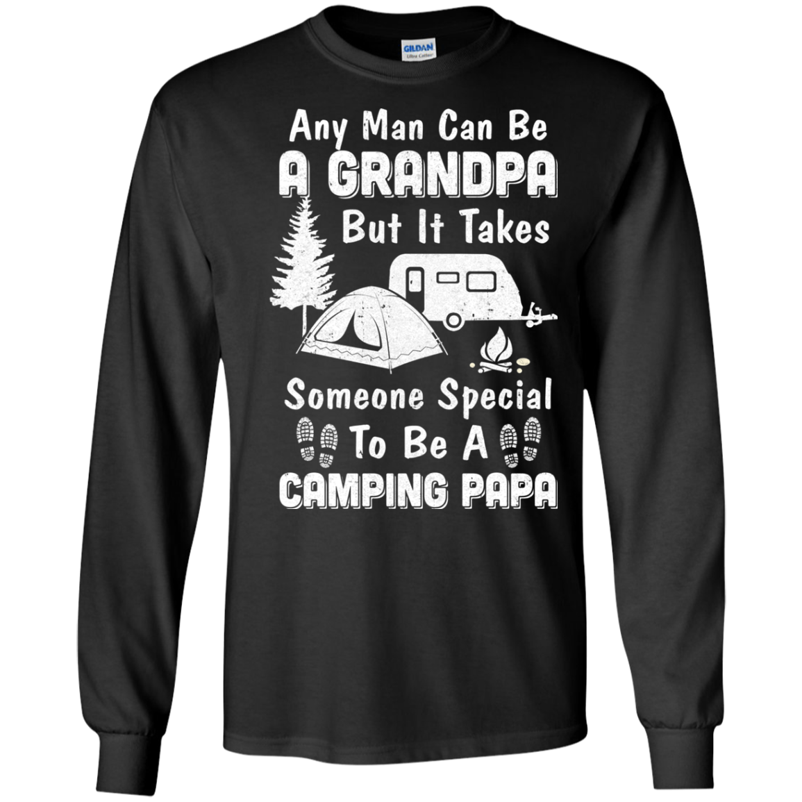 Camping Papa Grandpa Fathers Day Gift T-Shirt & Hoodie | Teecentury.com