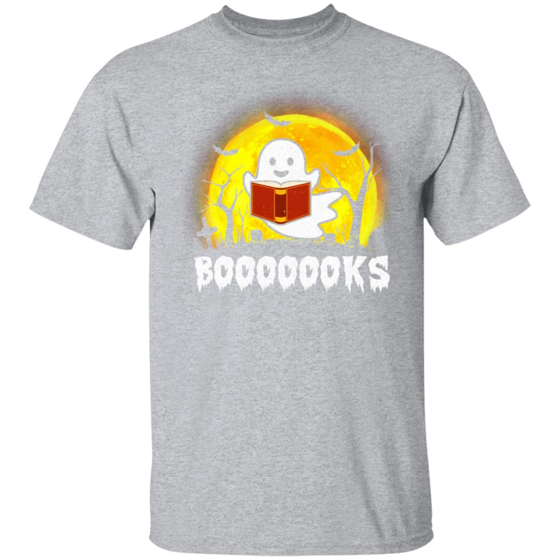 Funny Ghost Booooooks Read Books Boo Halloween Gift T-Shirt & Hoodie | Teecentury.com