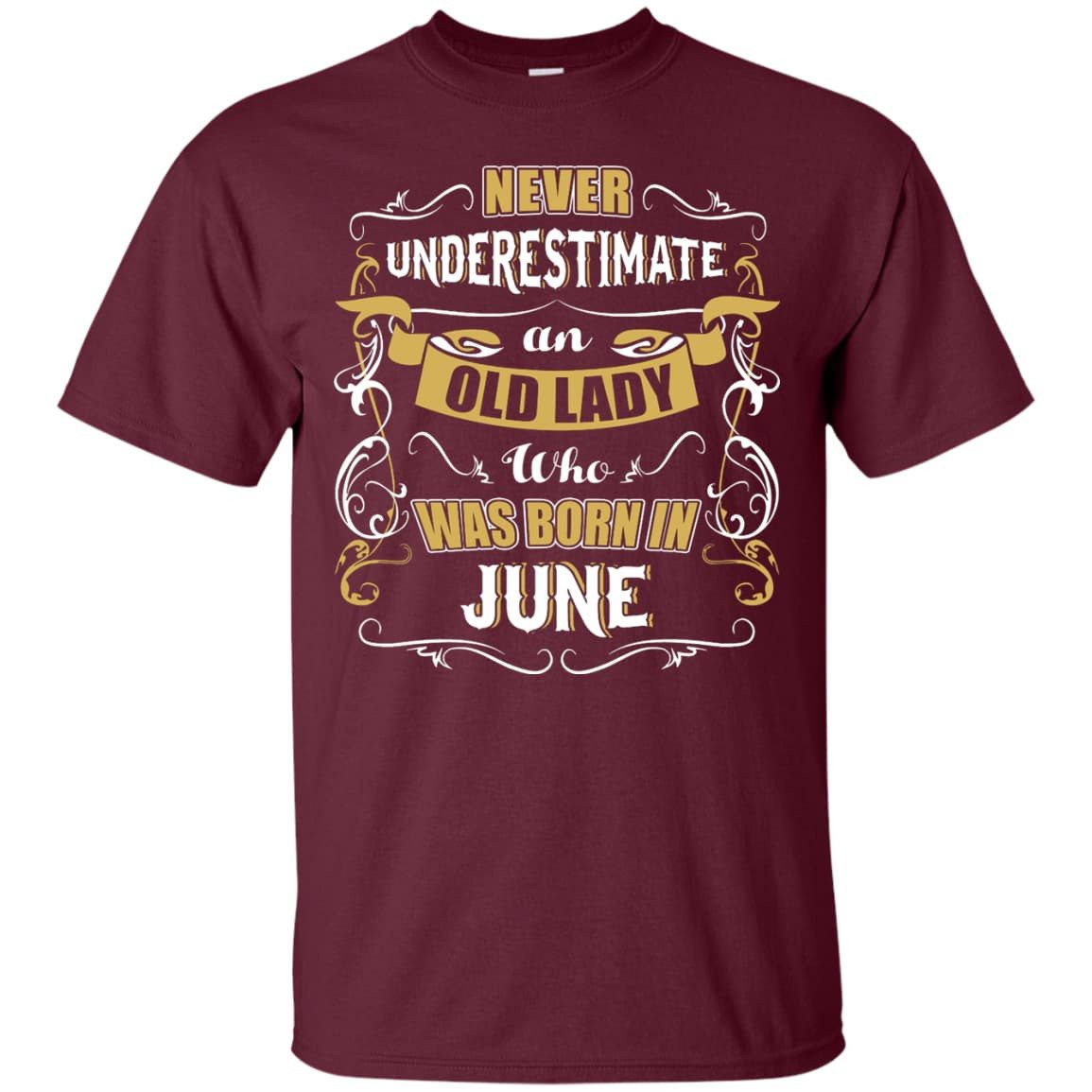 An Old Lady Who Was Born In June T-Shirt & Hoodie | Teecentury.com
