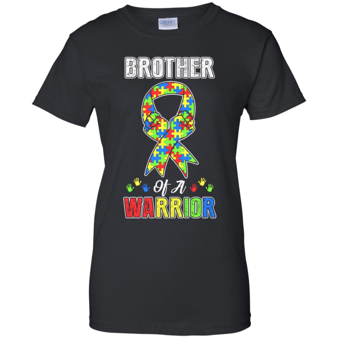 Brother Of A Warrior Support Autism Awareness Gift T-Shirt & Hoodie | Teecentury.com
