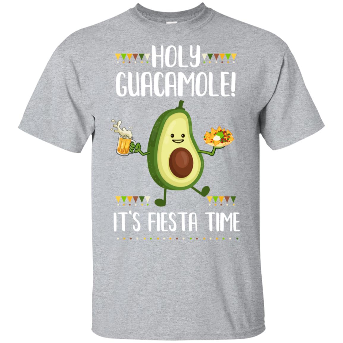 Cinco De Mayo T-Shirt Holy Guacamole It's Fiesta Time Funny Cinco De Mayo T-Shirt Holy Guacamole It's Fiesta Time Funny