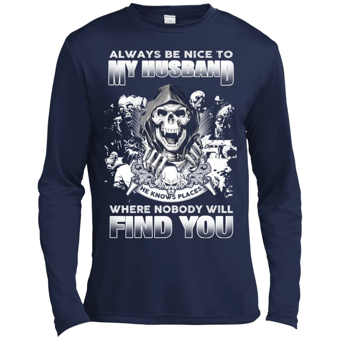 Always Be Nice To My Husband T-Shirt & Hoodie | Teecentury.com