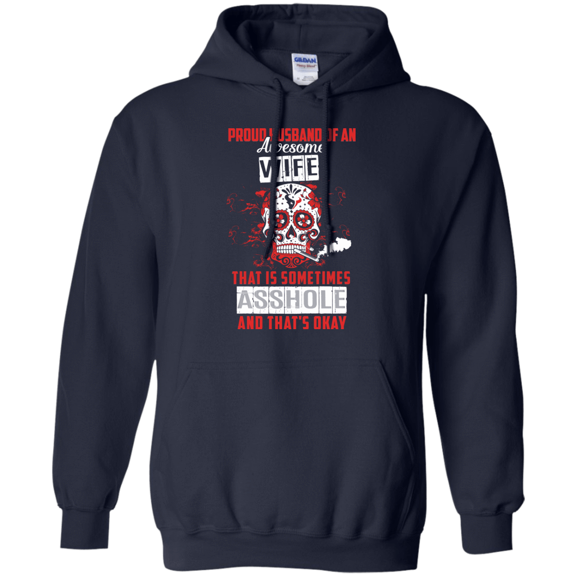 Proud Husband Of An Awesome Wife T-Shirt & Hoodie | Teecentury.com