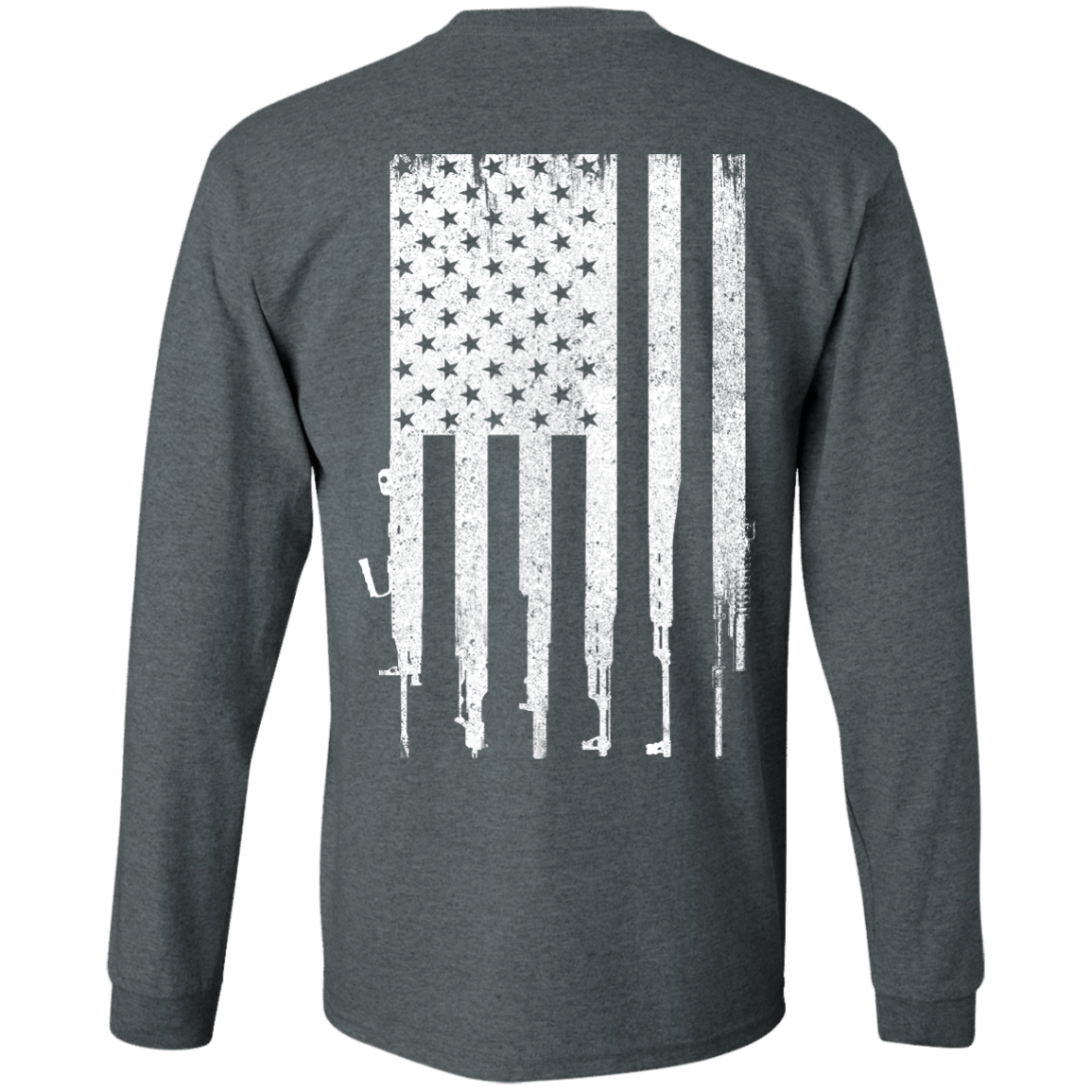 Rifle American Gun Flag T-Shirt & Hoodie | Teecentury.com