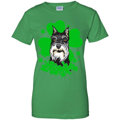 Schnauzer St. Patrick's Day Clovers T-Shirt & Hoodie | Teecentury.com