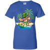 St Patricks Day Hawaiian Leprechaun Surfing T-Shirt & Hoodie | Teecentury.com