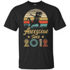 Awesome Since 2012 10th Years Old Dinosaur Birthday Gift Youth Youth Shirt | Teecentury.com