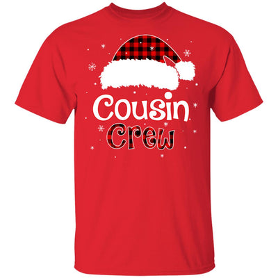 Cousin Crew Plaid Red Family Matching Christmas Pajamas T-Shirt & Sweatshirt | Teecentury.com