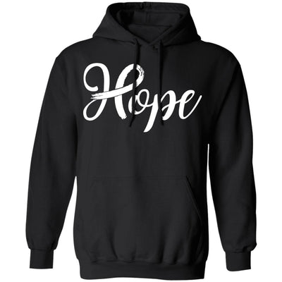 Lung Cancer Awareness White Ribbon Hope T-Shirt & Hoodie | Teecentury.com