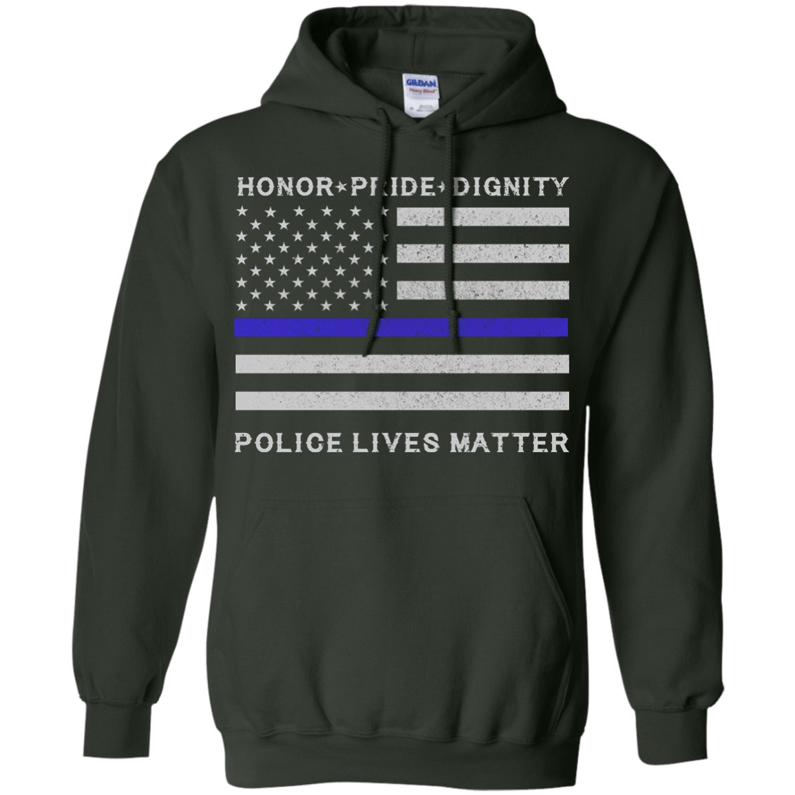 Police Lives Matter Honor Pride Dignity T-Shirt & Hoodie | Teecentury.com