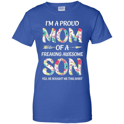 Proud Mom Mother's Day Gift From A Son To Mom T-Shirt & Hoodie | Teecentury.com