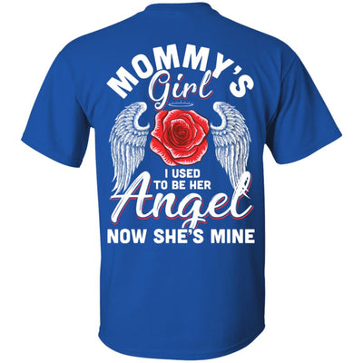 Mommy's Girl I Used To Be Her Angel Now She Is Mine Memorial T-Shirt & Hoodie | Teecentury.com