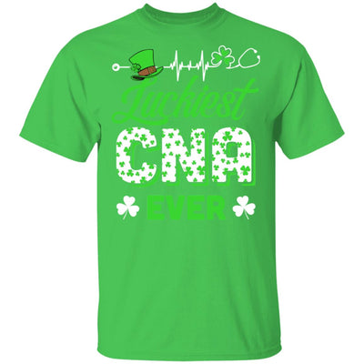 Luckiest CNA Nurse Ever Shamrock Top Hat St Patrick's Day T-Shirt & Hoodie | Teecentury.com