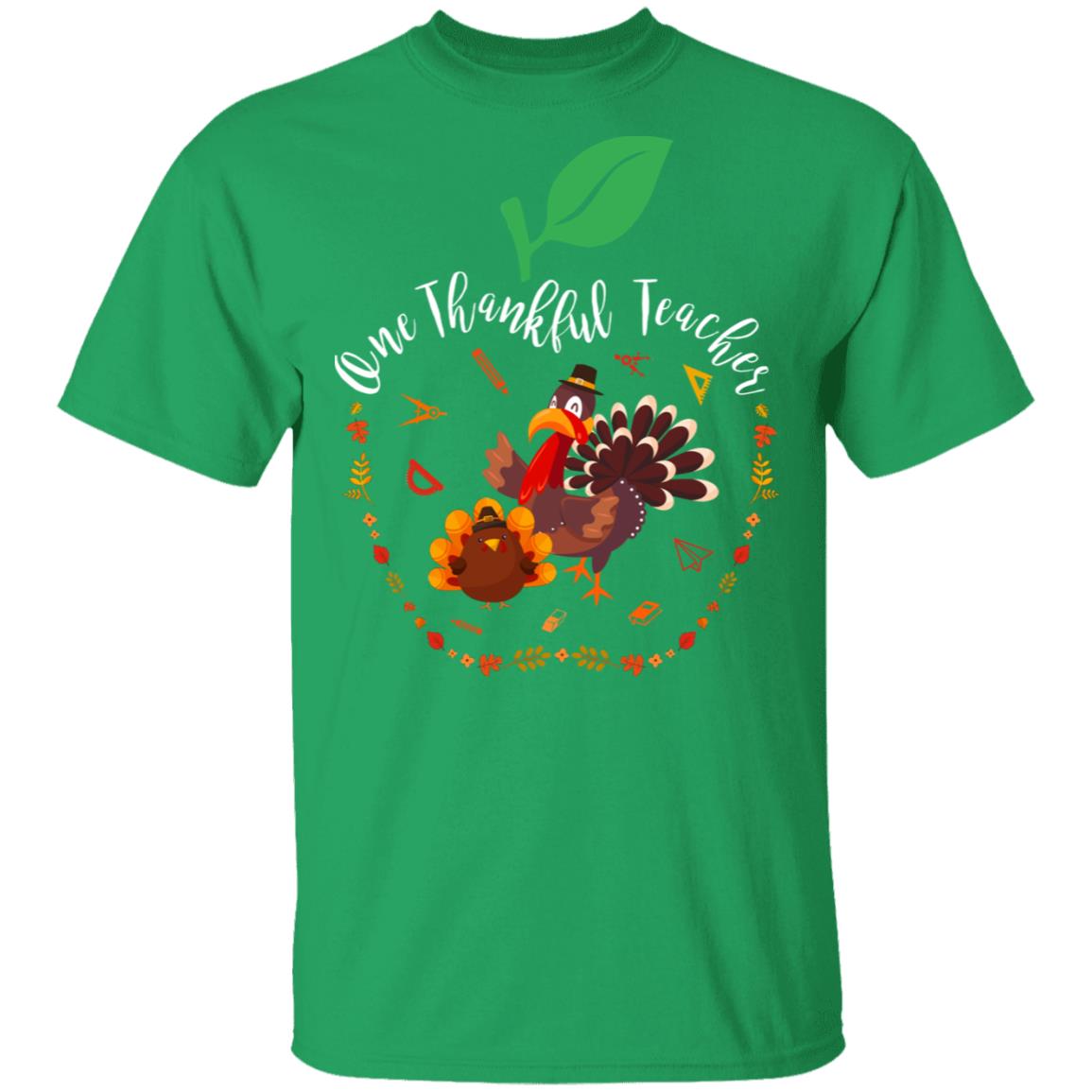 Funny Thanksgiving Teacher Gift One Thankful Teacher Gift T-Shirt