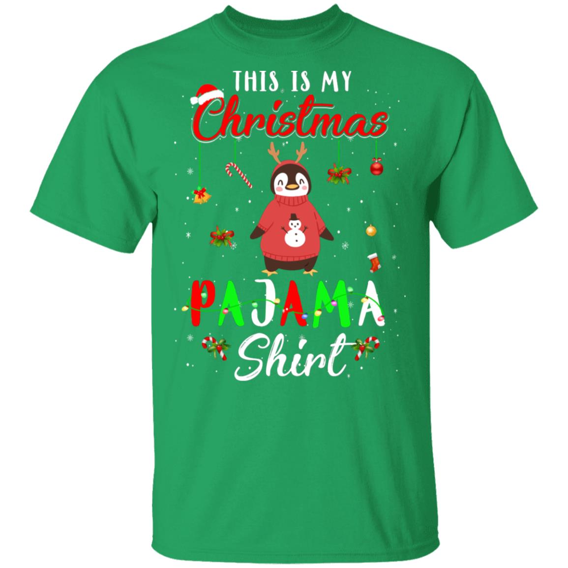 This Is My Christmas Pajama Penguin Christmas Gifts T-Shirt & Sweatshirt | Teecentury.com