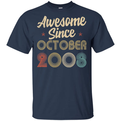 Awesome Since October 2008 Vintage 14th Birthday Gifts T-Shirt & Hoodie | Teecentury.com