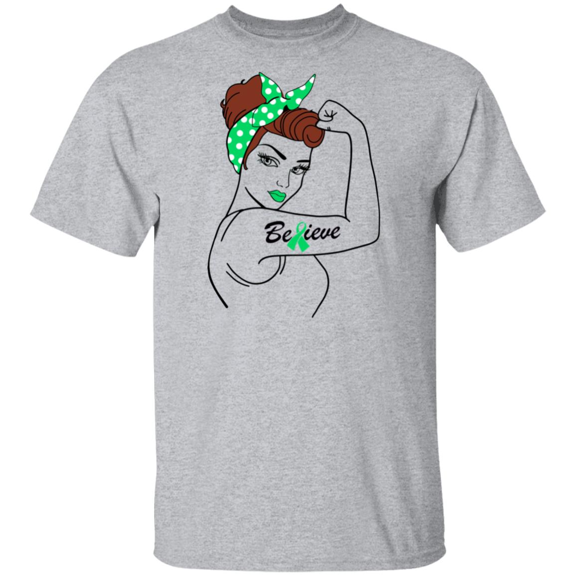 Support Lymphoma Liver Cancer Awareness Warrior Believe T-Shirt & Hoodie | Teecentury.com