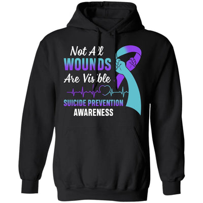 Suicide Prevention Awareness Not All Wounds Are Visible T-Shirt & Hoodie | Teecentury.com