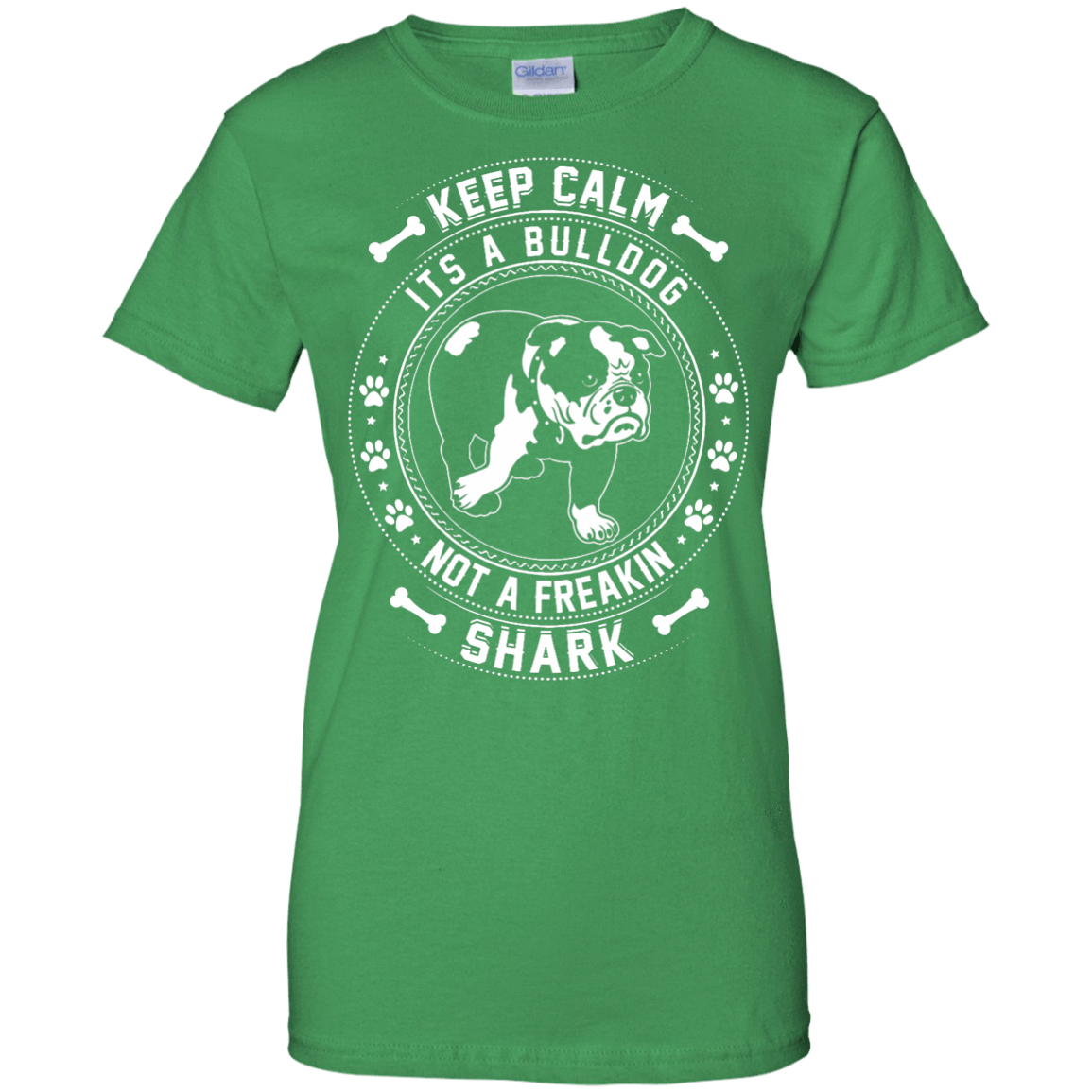 Keep Calm It's A Bulldog Not A Freaking Shark T-Shirt & Hoodie | Teecentury.com