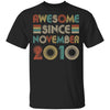 Awesome Since November 2010 Vintage 12th Birthday Gifts Youth Youth Shirt | Teecentury.com