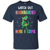 Kindergarten Here I Come Dinosaur Back To School Youth Youth Shirt | Teecentury.com
