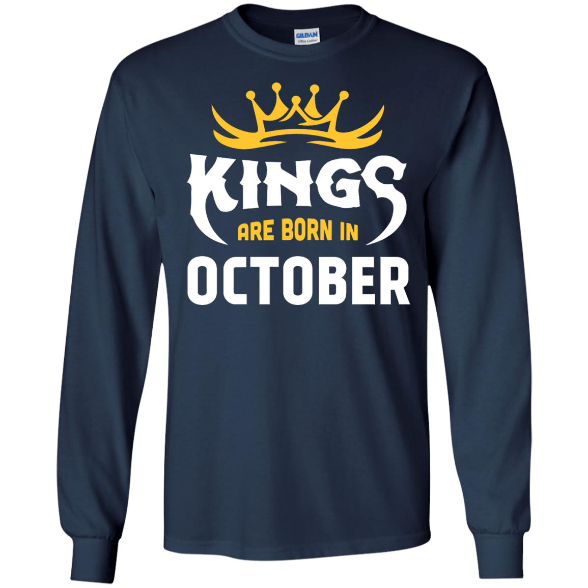 Kings Are Born In October T-Shirt & Hoodie | Teecentury.com