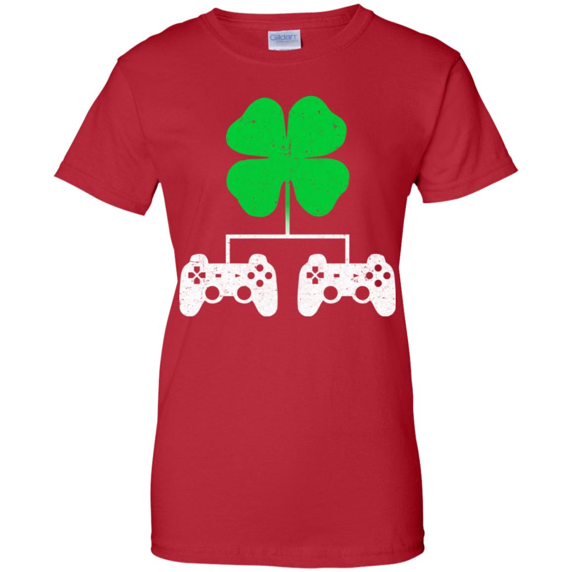 Video Game Clover Controller Gamer St Patrick's Day T-Shirt & Hoodie | Teecentury.com