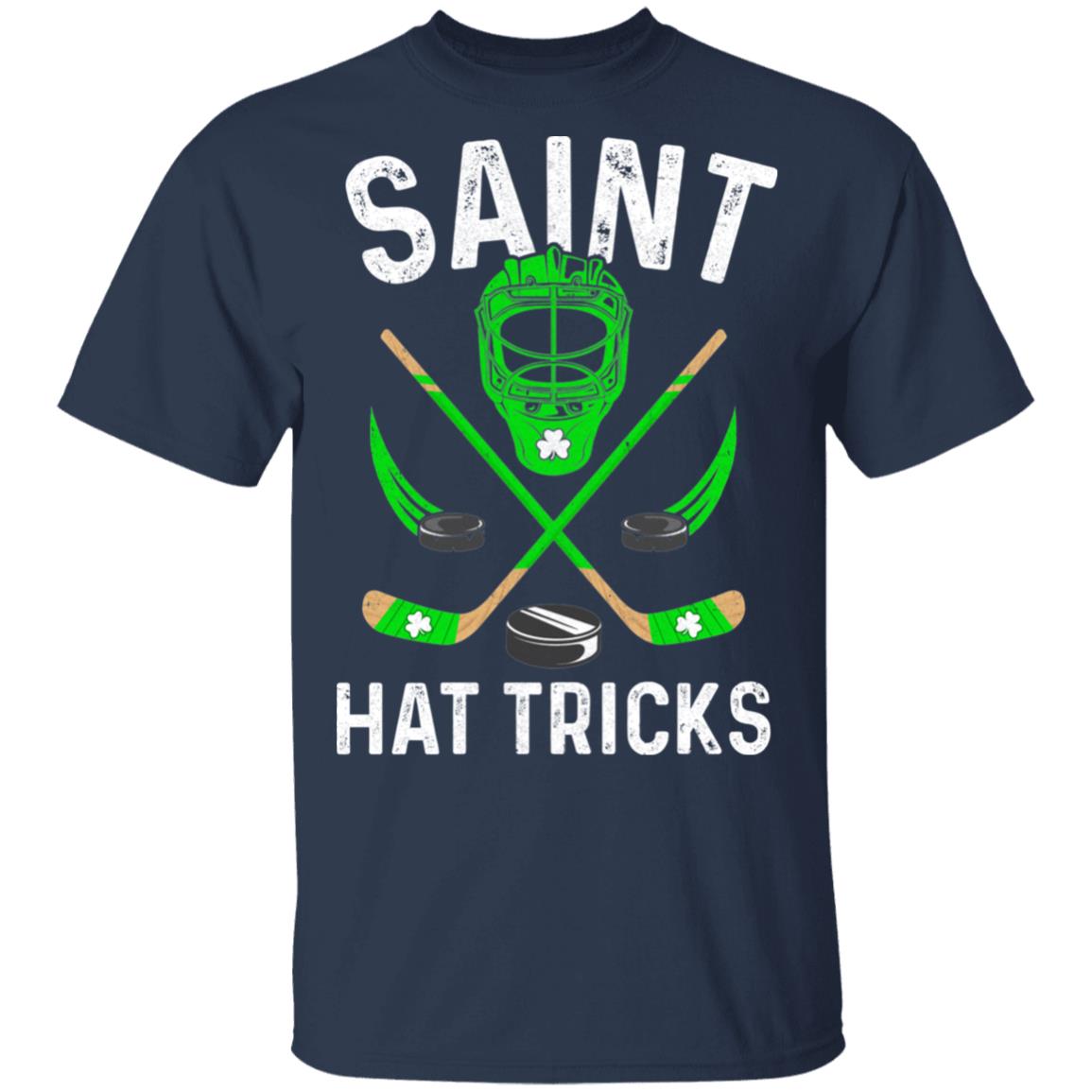 Saint Hat Tricks Leprechaun Lover Hockey St. Patrick's Day T-Shirt & Hoodie | Teecentury.com