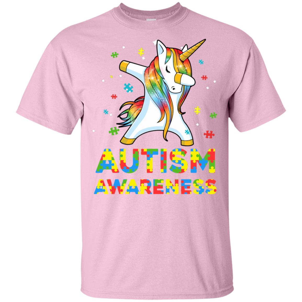 Dabbing Unicorn Puzzle Autism Awareness For Girls Youth Youth Shirt | Teecentury.com