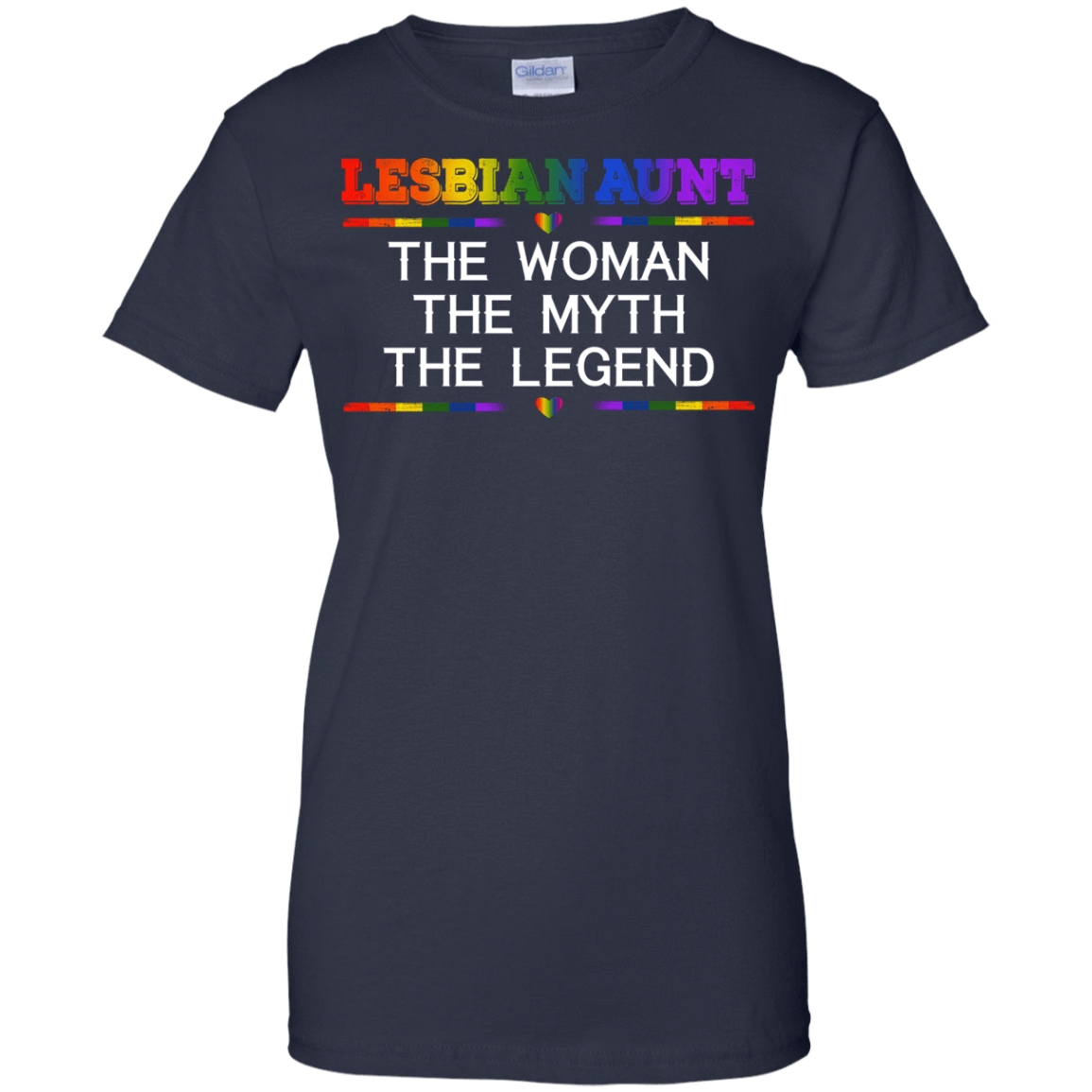Lesbian Aunt The Woman The Myth The Legend T-Shirt & Hoodie | Teecentury.com