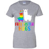 Free Sister Hugs Llama Rainbow Heart LGBT Pride Month T-Shirt & Hoodie | Teecentury.com