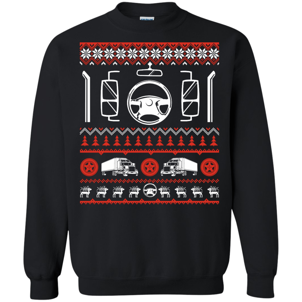 Trucker Christmas Sweater T-Shirt & Hoodie | Teecentury.com