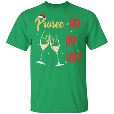 Prosec Ho Ho Ho Funny Wine Lover Christmas Gift For Women T-Shirt & Sweatshirt | Teecentury.com