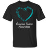 Butterfly Believe Ovarian Cancer Awareness Ribbon Gifts T-Shirt & Hoodie | Teecentury.com