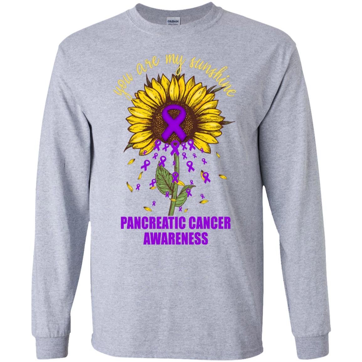 You Are My Sunshine Pancreatic Cancer Awareness T-Shirt & Hoodie | Teecentury.com
